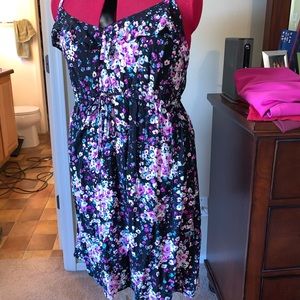 Torrid Black with Floral Dress